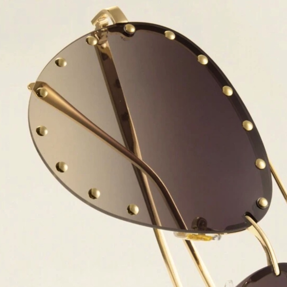 Rectangular Frameless Ultralight Sunglasses - image 8